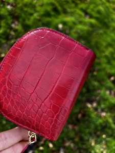 Croc Card Holder - Red